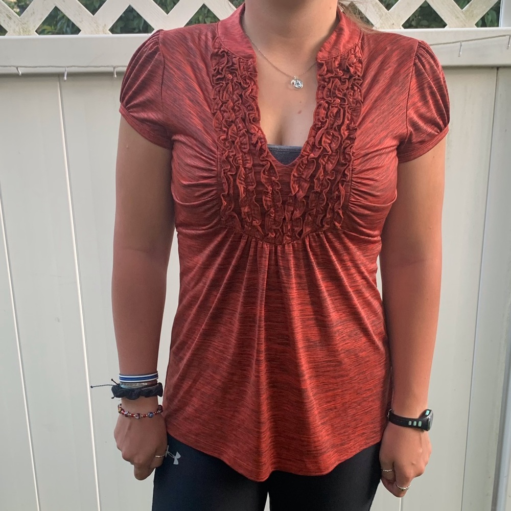 Orange Blouse